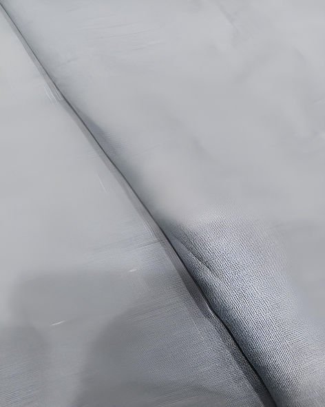 Linen Tree Men’s Pure Linen 40 LEA Solids Unstitched Suiting Fabric (Medium Grey)